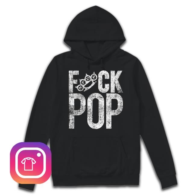 "Fuck Pop" Patch by Five Finger Death Punch T Shirt "Fuck Pop" Patch by Five Finger Death Punch T Shirt